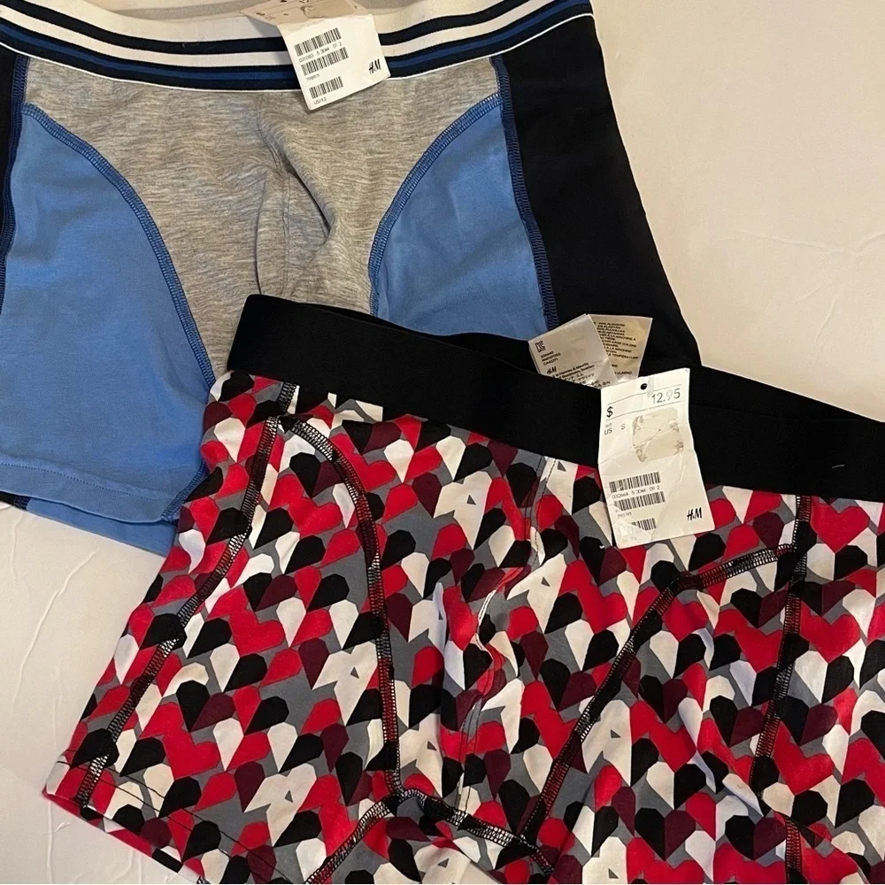 H&M Boxer Briefs Trunks Set of Two New With Tags Small